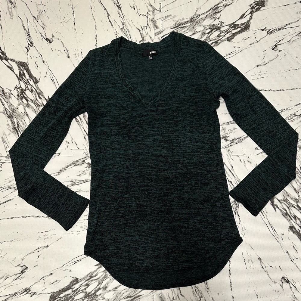 Wilfred Free Agdal T- Shirt ( Long sleeve) - Heather Green- Small